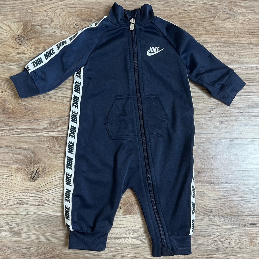 Nike Kids Navy One Piece with Logo Accents